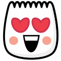 Emoji Wajah Cinta